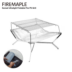 FIREMAPLE: Portable Campfire & Grill - Ultralight & Folding