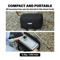 FIREMAPLE Antarctic -pöytäliesi: Kompakti ja tehokas Camping Heat