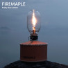 FIREMAPLE Firefly: Justerbar LED campinglanterne - ingen mantler