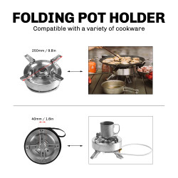 FIREMAPLE Saturn Split plinski gorilnik: prenosna peč 4400W-11000W