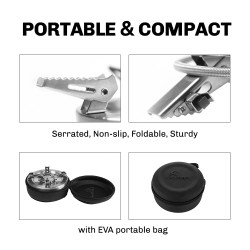 FIREMAPLE Saturn Split plinski gorilnik: prenosna peč 4400W-11000W