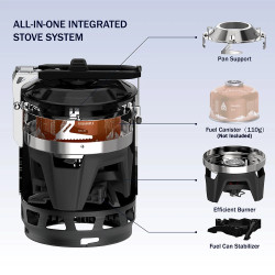 FIREMAPLE FMS-X3: Powerful & Portable Windproof Camping Stove