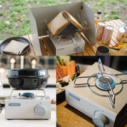 FIREMAPLE Kompaktna prenosna taborniška peč za potovanje z nahrbtnikom