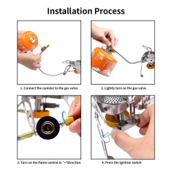 FIREMAPLE FMS-125: Kraftfull vindtät spis för camping och vandring