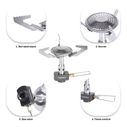 FIREMAPLE Buzz Mini: Bærbar, ultralet og sammenfoldelig lejrovn