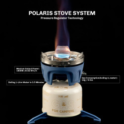 FIREMAPLE Polaris X5: Compact Camping Stove & Boiler