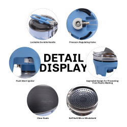 FIREMAPLE Polaris X5: Compact Camping Stove & Boiler