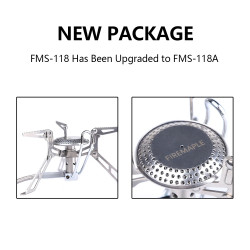 FIREMAPLE FMS-118: Ultralätt och bärbar campingspis