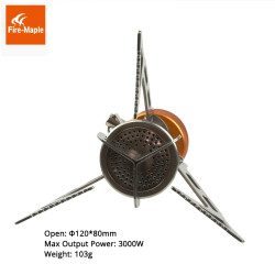 FIREMAPLE FMS-103: Kompakt og bærbar campingovn til udendørs...