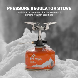 FIREMAPLE Greenpeak II: Ultrakevyt, tuulenpitävä kaasuliesi selkälaukulle...