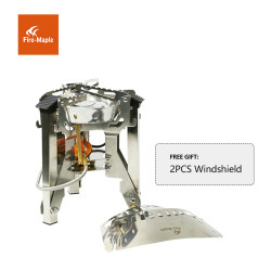 FIREMAPLE FMS-108: Kraftfull 4000W bärbar campingspis