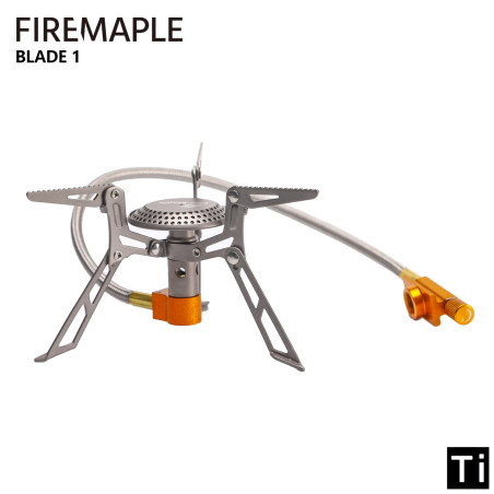 FIREMAPLE FMS-117T: Ultralet titanium campingovn til vandreture og ...