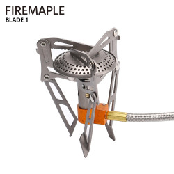 FIREMAPLE FMS-117T: Ultralet titanium campingovn til vandreture og ...