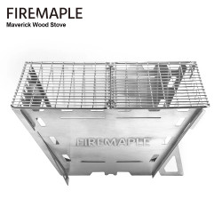 FIREMAPLE: Compact & Portable Folding Wood Burning Stove for Camping