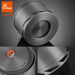 FIREMAPLE Feast Series K2: Compact & Efficient Portable Pot for Cam...