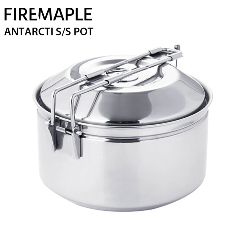 Складной походный котел FIREMAPLE Antarcti S304 из нержавеющей стали