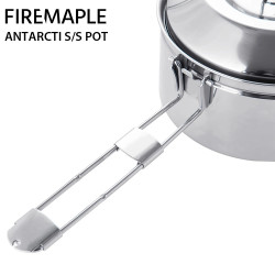 Складной походный котел FIREMAPLE Antarcti S304 из нержавеющей стали