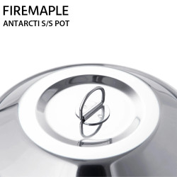 Складной походный котел FIREMAPLE Antarcti S304 из нержавеющей стали