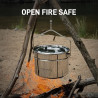 FIREMAPLE Antarcti 1,8 l: Robustes Camping-Kochset aus Edelstahl