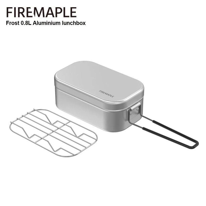 FIREMAPLE: Compact Folding Lunchbox, Portable Camp Cookware & Steamer