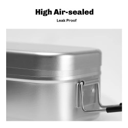 FIREMAPLE: Compact Folding Lunchbox, Portable Camp Cookware & Steamer