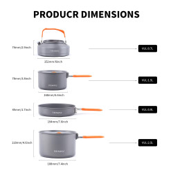 FIREMAPLE Lätt och bärbar Camp Köksredskap Set