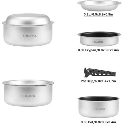 FIREMAPLE Frost Ultralight virimo rinkinys – nepridegantis ir nešiojamas