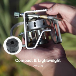 FIREMAPLE FMS-125PRO: Windproof Camping Stove, 3240W Power, Ignitio...