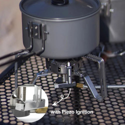 FIREMAPLE FMS-125PRO: Windproof Camping Stove, 3240W Power, Ignitio...