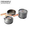 Batterie de cuisine de camping portable FIREMAPLE : échange de chaleur, pliable et durable