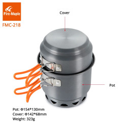 FIREMAPLE kompakt campinggrydesæt - let og holdbart