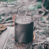 FIREMAPLE Ultralichte Titanium Pot & Beker - Draagbare Kampeerbenodigdheden