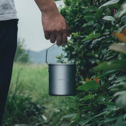 Doniczka FIREMAPLE Frost: lekka i przenośna, idealna na kemping