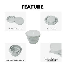 FIREMAPLE: Kompakte og slitesterke silikonskåler for utendørseventyr