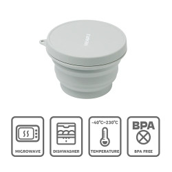 FIREMAPLE: Kompakte og slitesterke silikonskåler for utendørseventyr