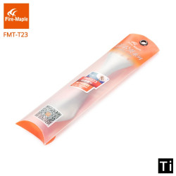 FIREMAPLE FMT-T23: Ultralahka titanova sporka za kampiranje in potovanja