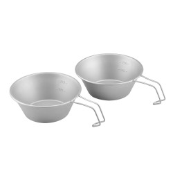 Ciotole da campeggio in acciaio inossidabile FIREMAPLE Antarctic Sierra da 2 pezzi