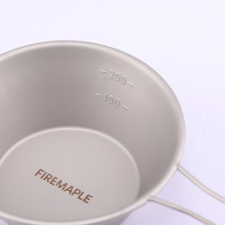 Ciotole da campeggio in acciaio inossidabile FIREMAPLE Antarctic Sierra da 2 pezzi