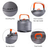 FIREMAPLE: Portable Hiking Teapot, Heat Exchanger, 0.8L/1.3L