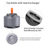 FIREMAPLE: Portable Hiking Teapot, Heat Exchanger, 0.8L/1.3L