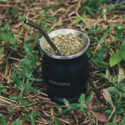FIREMAPLE Orca Yerba Mate Cup: Durable Stainless Steel Set