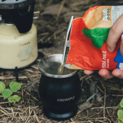 FIREMAPLE Orca Yerba Mate Cup: Durable Stainless Steel Set