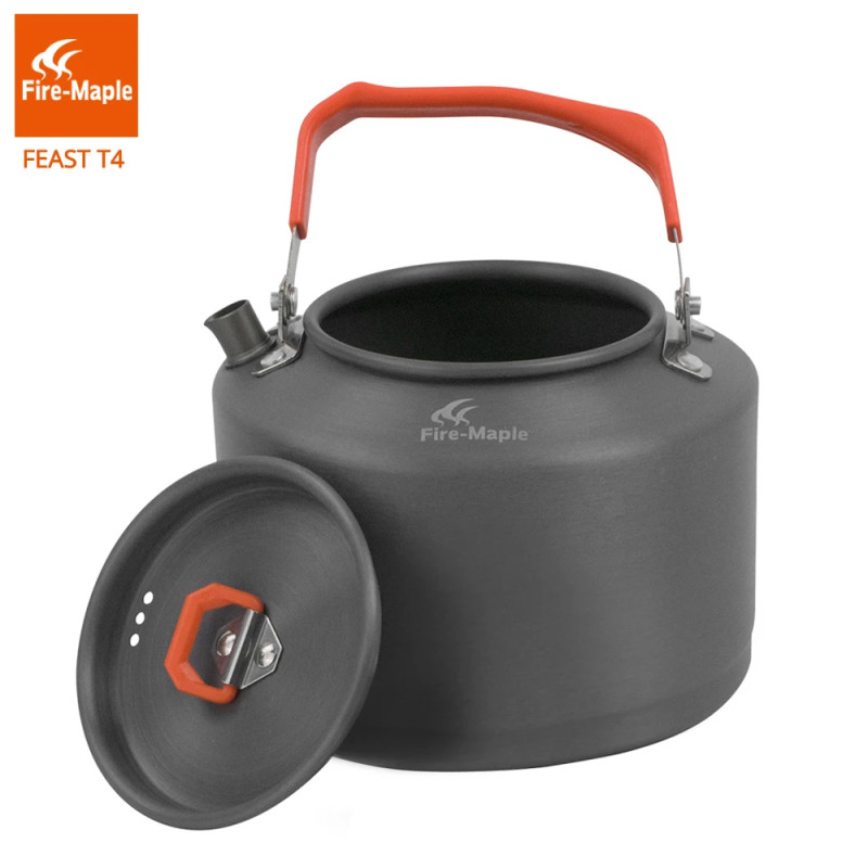 FIREMAPLE 1.3L Camping Kettle: Durable, Lightweight, Heatproof