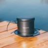 FIREMAPLE Orca Vietnamese Coffee Dripper: Tahan Lama, Dapat Digunakan Kembali & Berkemah-...