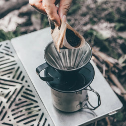 FIREMAPLE Orca Pour Over: Penetes Kopi Stainless Steel