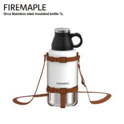 FIREMAPLE Orca 304 rustfri stål termos, 1000 ml utendørs hydrering