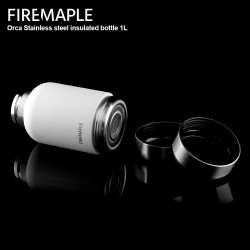 FIREMAPLE Orca 304 roestvrijstalen thermosfles, 1000 ml voor buitenhydratatie
