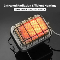 FIREMAPLE Sunflower: zmogljiva infrardeča peč in grelec za kampiranje