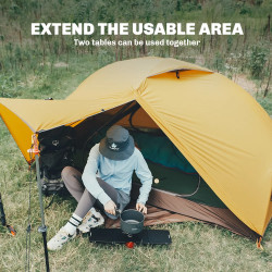 FIREMAPLE Petrel: Ultralight Folding Camping Table for Solo Hiking