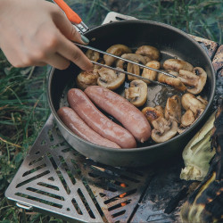 Prenosni žar FIREMAPLE - zložljiva miza, oglje in kuhalna plošča